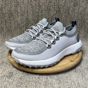 Allbirds SWT Trail Runners Shoes Womens Size 9.5 White Gray Wool Hiking Sneakers